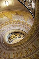 bw--Spiral Staircase Melk Abbey_3585