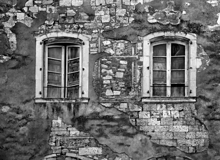 Two Windows, Viviers, France 2012